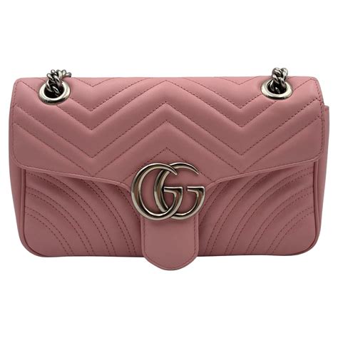 bauletto gucci rosa cipria|Borsa Gucci Marmont: misure, modelli, colori e prezzi .